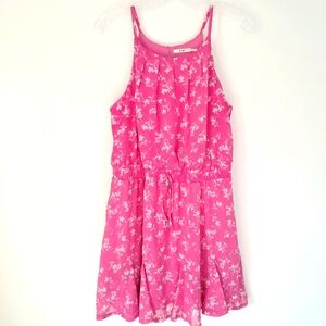 Mi Ami Pink Floral Dress Large